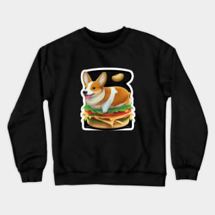 Corgi burger Crewneck Sweatshirt